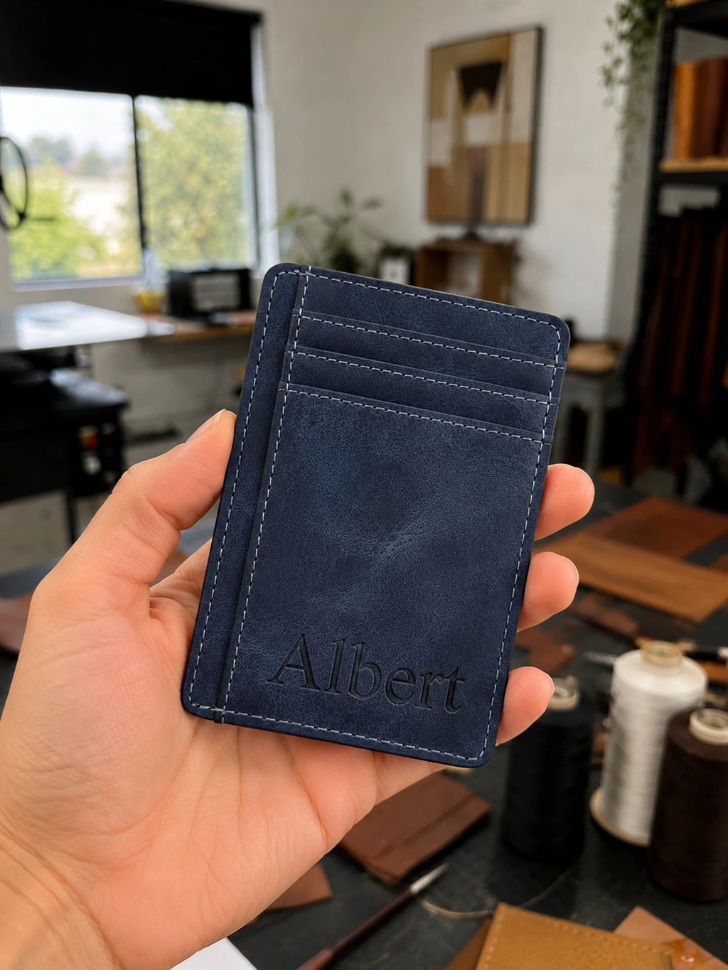 Porte-cartes ultrafin personnalisé