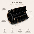 Porte-monnaie en cuir pour femmes