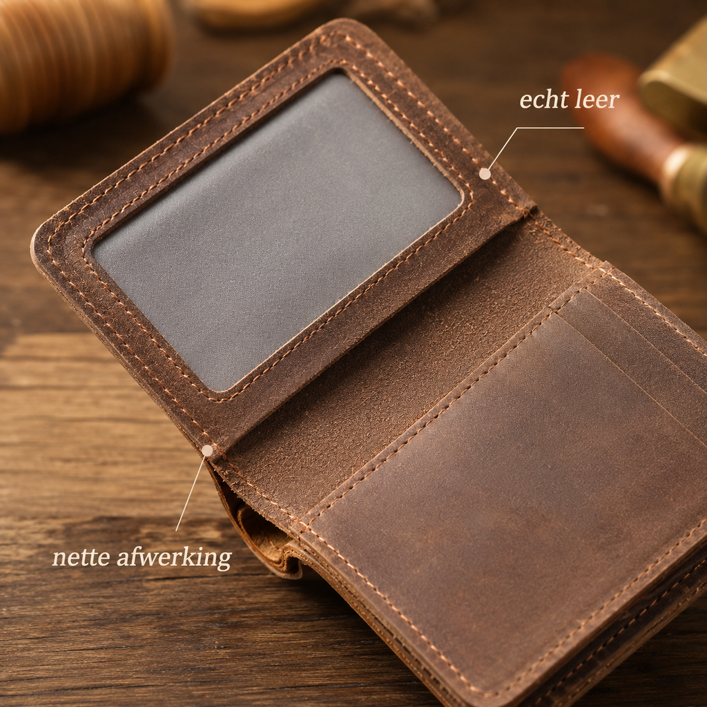 Portefeuille en cuir